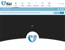 Tablet Screenshot of kei.be